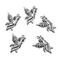 Zinc Alloy Animal Pendants, Bird, antique silver color plated Approx 2mm 