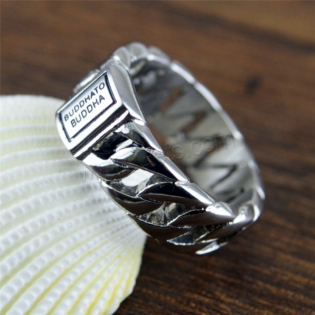 Titanium Steel Finger Ring, fashion jewelry & Unisex, more colors for choice, 8mm, Sold By PC