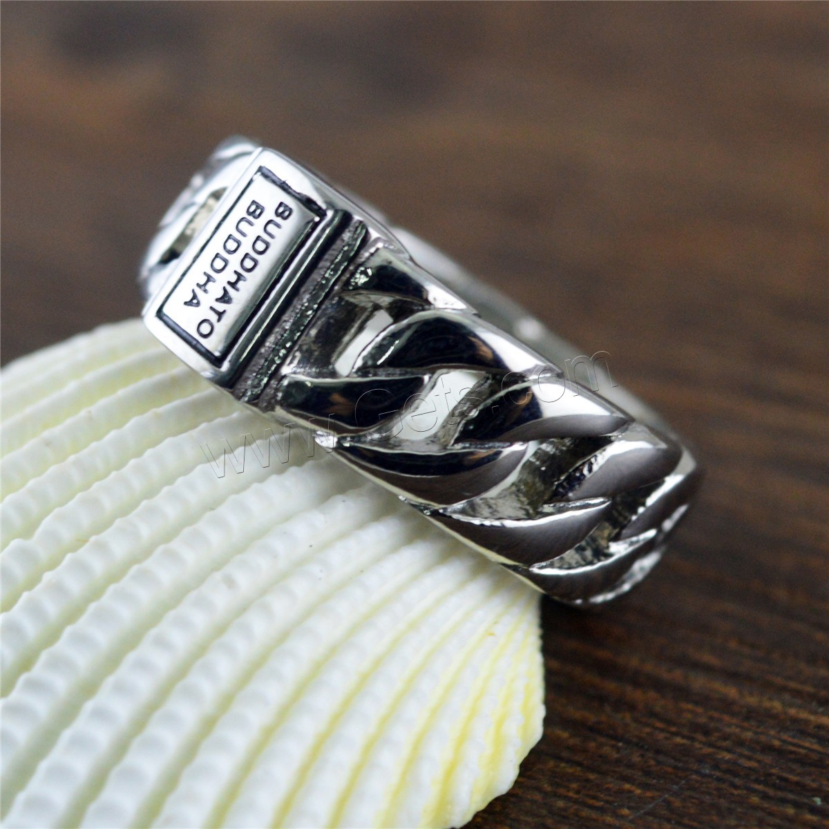 Titanium Steel Finger Ring, fashion jewelry & Unisex, more colors for choice, 8mm, Sold By PC