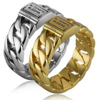 Titanium Steel Finger Ring, fashion jewelry & Unisex 8mm 