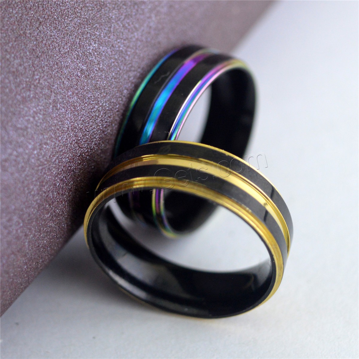 Titanium Steel Finger Ring, different size for choice & for man, more colors for choice, 6mm, Sold By PC