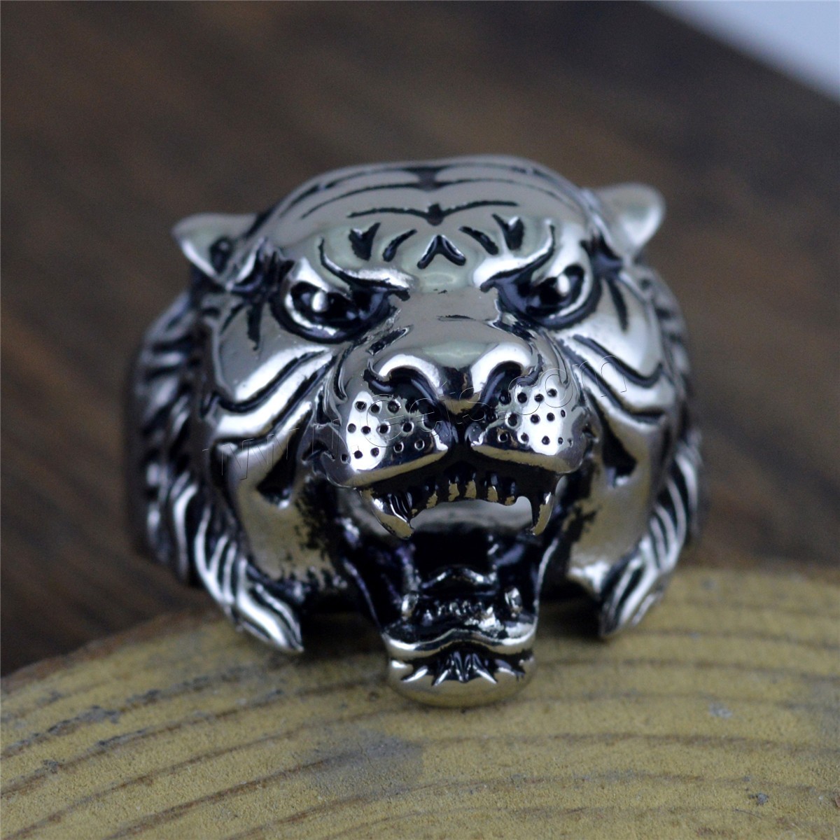 Titanium Steel Finger Ring, Tiger, Korean style & Unisex & different size for choice, more colors for choice, 3mm,22mm, Sold By PC