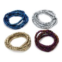 Farbige Magnetische Hämatit Perlen, DIY, keine, 3x2mm, Bohrung:ca. 1mm, ca. 190PCs/Strang, verkauft von Strang