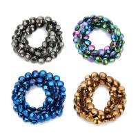 Farbige Magnetische Hämatit Perlen, DIY, keine, 6mm, Bohrung:ca. 1mm, ca. 52PCs/Strang, verkauft von Strang