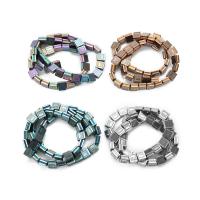 Farbige Magnetische Hämatit Perlen, DIY, keine, 8x8mm, Bohrung:ca. 1mm, ca. 52PCs/Strang, verkauft von Strang