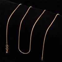 真鍮ケーブル リンク ネックレス , 銅, ピンクゴールドメッキ, 異なるサイズの選択, 10ストランド/バッグ, 売り手 バッグ