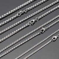 Stainless Steel Chain Necklace, fashion jewelry & Unisex original color 