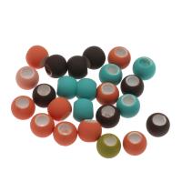 Perle acrylique, grand trou, plus de couleurs à choisir Environ 4.5mm, Vendu par PC
