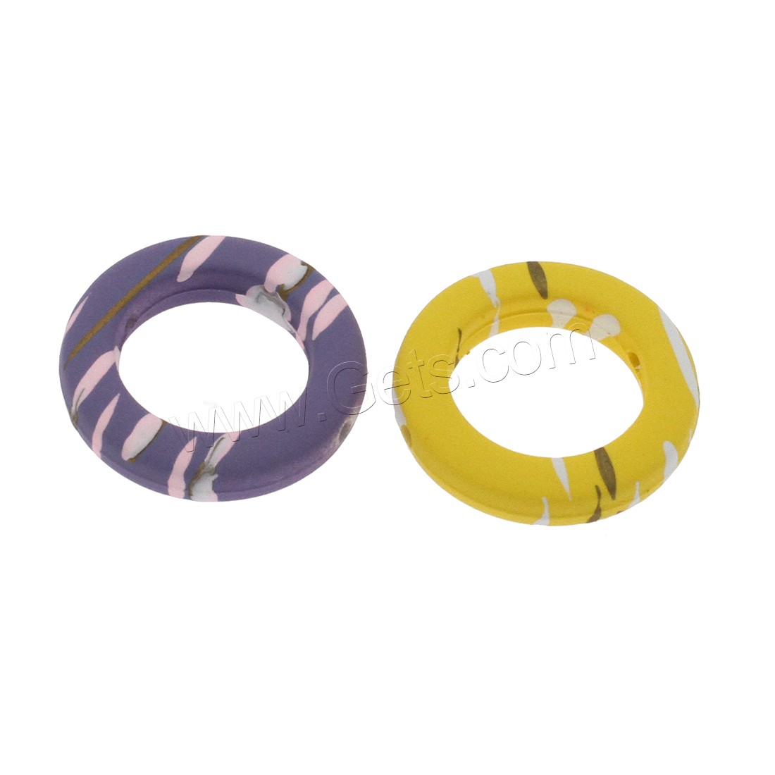 Granos de acrílico de la joyería, Donut, diverso tamaño para la opción, más colores para la opción, Vendido por UD