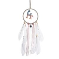 Fashion Dream Catcher, Iron, with Feather & Resin, handmade 