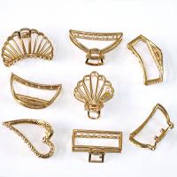 Hair Claw Clips, Zinc Alloy, gold color plated & for woman 