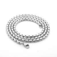 Fashion Stainless Steel Necklace Chain, 304 Stainless Steel, electrolyzation, fashion jewelry original color 