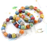 Porcelain Bracelets, handmade, folk style & Unisex multi-colored Approx 6.30 Inch 
