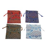 Silk Jewelry Pouches Bags, with Nylon, durable & for woman 160*120mm 