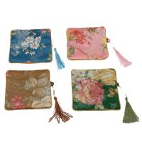 soie sacs de bijoux, avec Nylon & laiton, durable & pour femme, plus de couleurs à choisir, 115mm, Vendu par PC