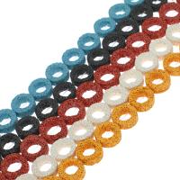 Natürliche Lava Perlen, Kreisring, keine, 19*8mm, Bohrung:ca. 1mm, Länge:ca. 14.9 ZollInch, 19PCs/Strang, verkauft von Strang