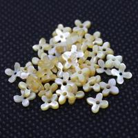 White Shell Bead Cap, Flower, cute & fashion jewelry 6mm Approx 1mm 