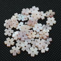 coquille blanche calotte de perle, fleur, plus de couleurs à choisir, 8mm, Vendu par PC
