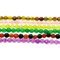 Mixed Agate Beads, Gemstone, Round  & faceted Approx 1mm Approx 14.9 Inch 
