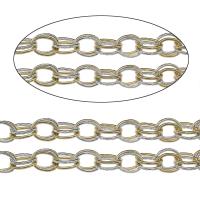 Aluminum Oval Chain, plated 