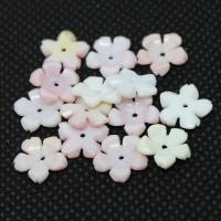 White Shell Bead Cap, Flower, Mini & fashion jewelry & DIY Random Color Approx 1mm 