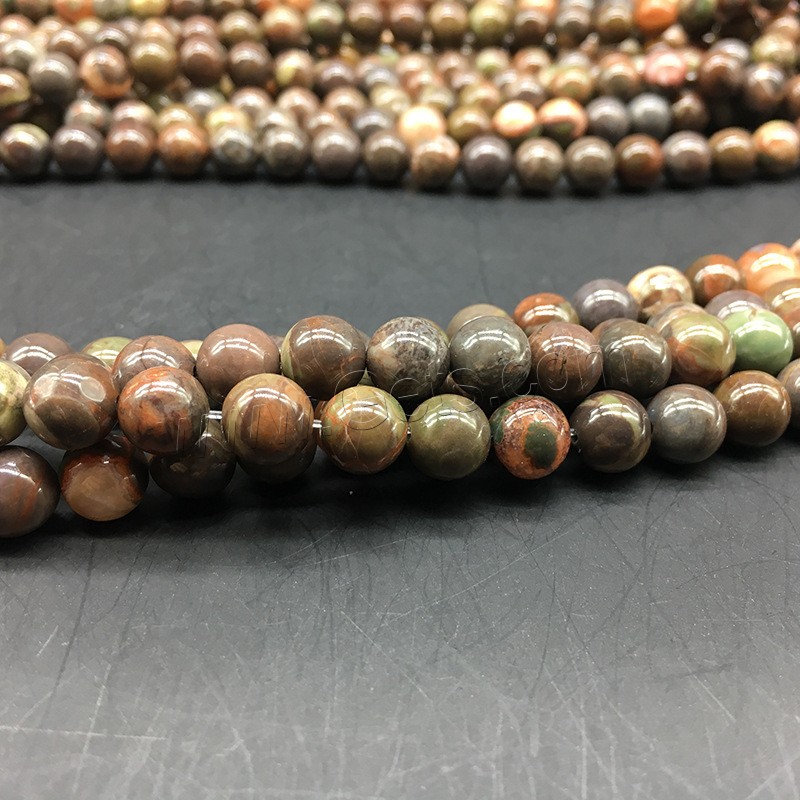 Multicolour Agate Beads, Round, vintage & fashion jewelry & different size for choice, Hole:Approx 1mm, Length:Approx 14.9 Inch, Sold By Strand