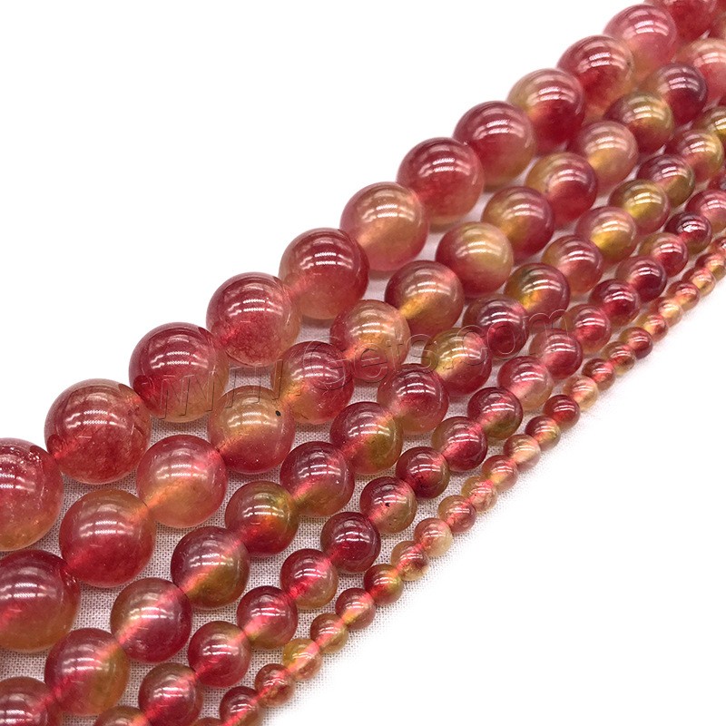Carnelian Beads, Round, fashion jewelry & different size for choice, cherry quartz, Hole:Approx 1mm, Length:Approx 14.9 Inch, Sold By Strand