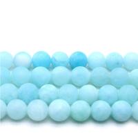 Blue Chalcedony Bead, Round, frosted, skyblue, 8mm Approx 1mm Approx 14.9 Inch, Approx 