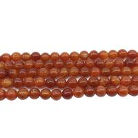 Natural Dragon Veins Agate Beads, Round, fashion jewelry red Approx 1mm Approx 14.9 Inch 