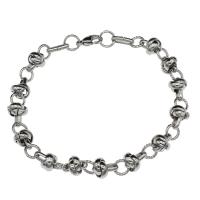 Stainless Steel Chain Bracelets, Unisex, original color, 8mm Approx 7.88 Inch 