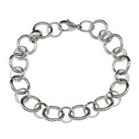 Stainless Steel Chain Bracelets, Unisex & rolo chain, original color Approx 7.88 Inch 