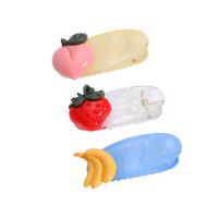 Plastic Alligator Hair Clip, with Zinc Alloy, Fruit, cute  & for woman, 15-20mm,42mm 