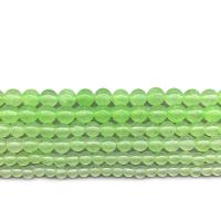 Calcedonia verde Abalorio, Esférico, Joyería & diverso tamaño para la opción, verde de manzana, agujero:aproximado 1mm, longitud:aproximado 14.9 Inch, Vendido por Sarta