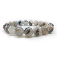 agate océan bracelet, Rond, bijoux de mode & unisexe & normes différentes pour le choix Environ 7.5 pouce, Vendu par brin