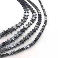 Hematite Beads, Flat Star, fashion jewelry black Approx 1mm Approx 14.9 