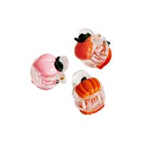 Plastic Hair Claw Clip, with Resin, Fruit, cute & fashion jewelry & for children 20mm 