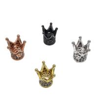 Rhinestone Brass Beads, Crown, plated, Mini & cute & fashion jewelry & DIY & with rhinestone Approx 1.8mm 