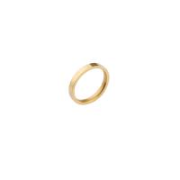 acero inoxidable anillo, pulido, Joyería & Estilo coreano & unisexo, más colores para la opción, 3mm, tamaño:7, 5PCs/Bolsa, Vendido por Bolsa
