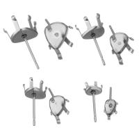 304 Stainless Steel Earring Stud Component, polished, fashion jewelry original color 