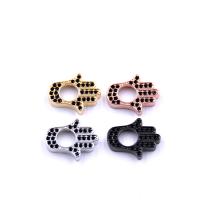 Brass Spacer Beads, fashion jewelry & DIY & with cubic zirconia 