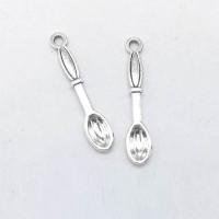 Zinc Alloy Jewelry Pendants, Spoon, antique silver color plated, fashion jewelry & DIY Approx 1mm 