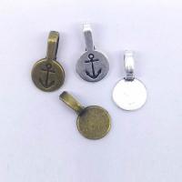 Zinc Alloy Jewelry Pendants, Round, plated, vintage & DIY Approx 1mm 