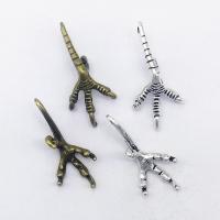 Zinc Alloy Jewelry Pendants, Claw, plated, vintage & DIY Approx 1mm 
