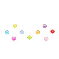 Jelly Style Acrylic Beads, Mini & cute & DIY 8*5mm Approx 1.5mm, Approx 