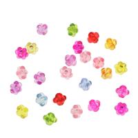 Jelly Style Acrylic Beads, Flower, Mini & cute & DIY, mixed colors Approx 1.5mm, Approx 