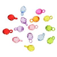 Transparent Acrylic Pendants, Mini & cute & DIY & jelly style, mixed colors, 19*12mm Approx 3mm, Approx 