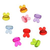 Jelly Style Acrylic Beads, Rabbit, Mini & cute & DIY, mixed colors Approx 1.5mm, Approx 