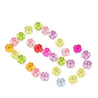 Jelly Style Acrylic Beads, Four Leaf Clover, Mini & cute & DIY, mixed colors, 11*6mm Approx 1mm, Approx 