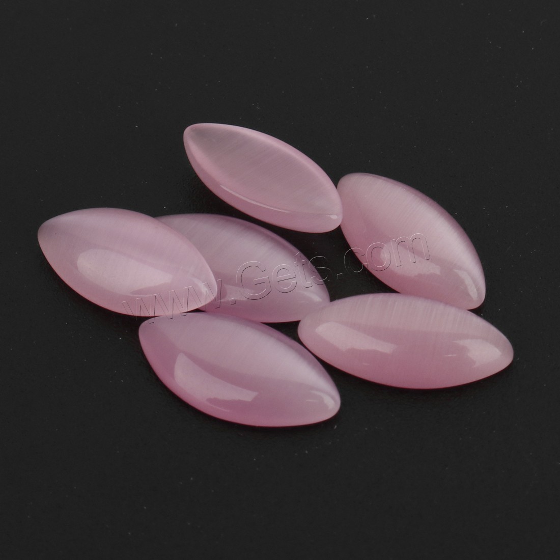 Cats Eye Cabochons, DIY & different size for choice & faceted, more colors for choice, Sold By PC