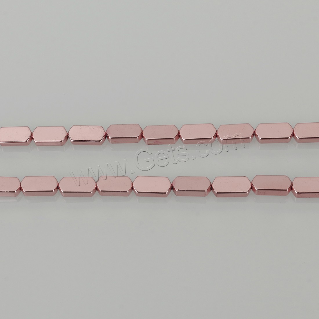 Hematite Beads, rose gold color plated, vintage & fashion jewelry & DIY & different size for choice, Hole:Approx 1mm, Length:Approx 15.5 Inch, Sold By Strand